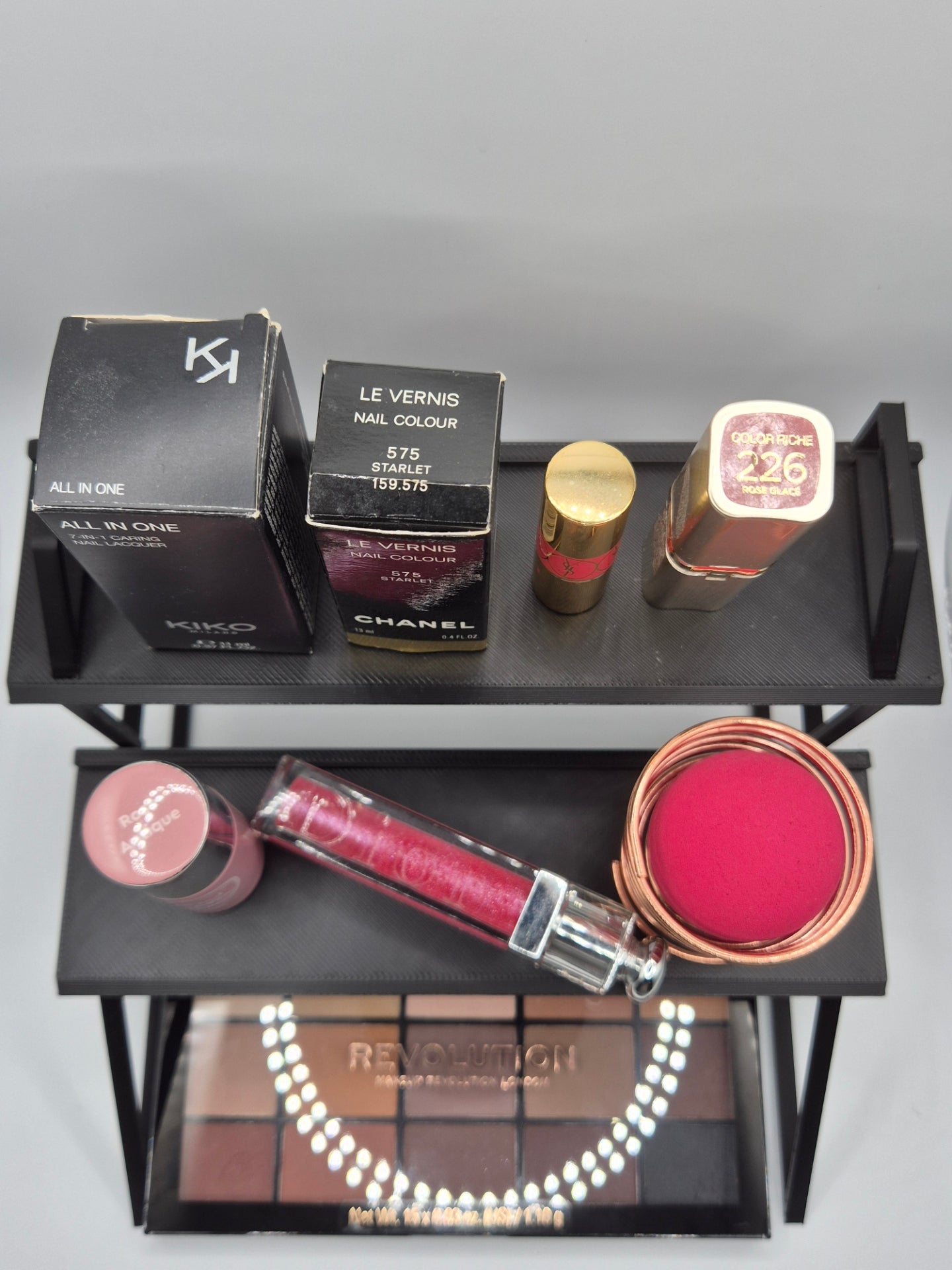Étagère de Rangement Compacte 2 Niveaux