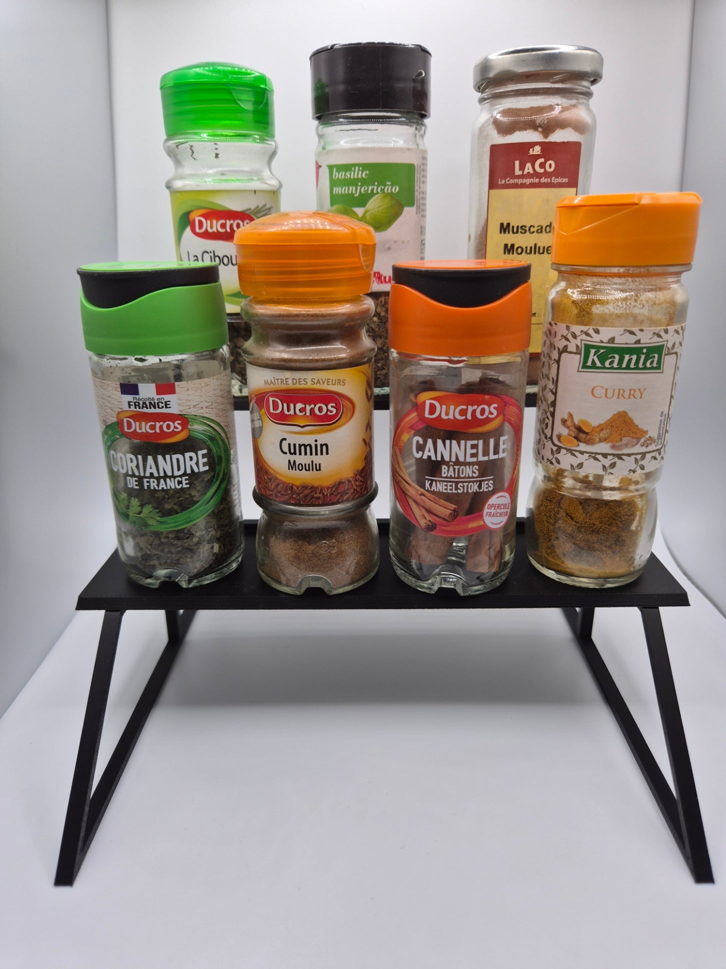 Étagère de Rangement Compacte 2 Niveaux