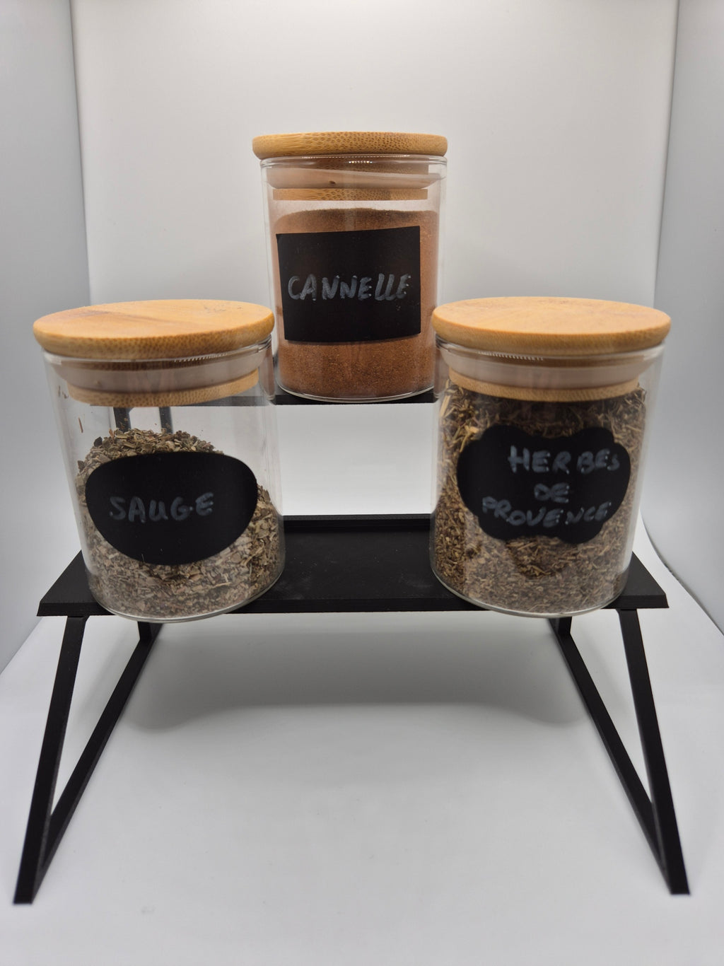 Étagère de Rangement Compacte 2 Niveaux