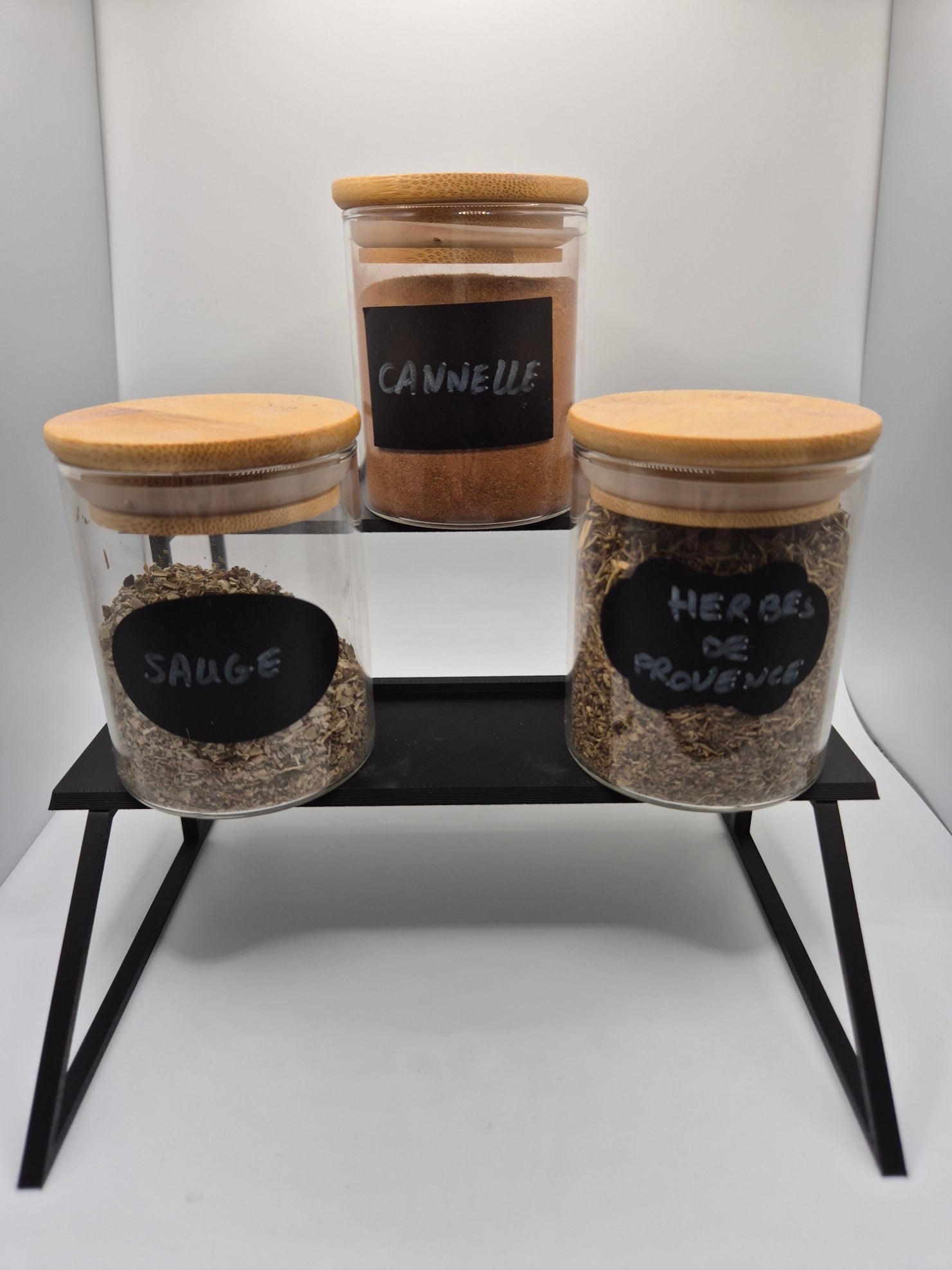 Étagère de Rangement Compacte 2 Niveaux