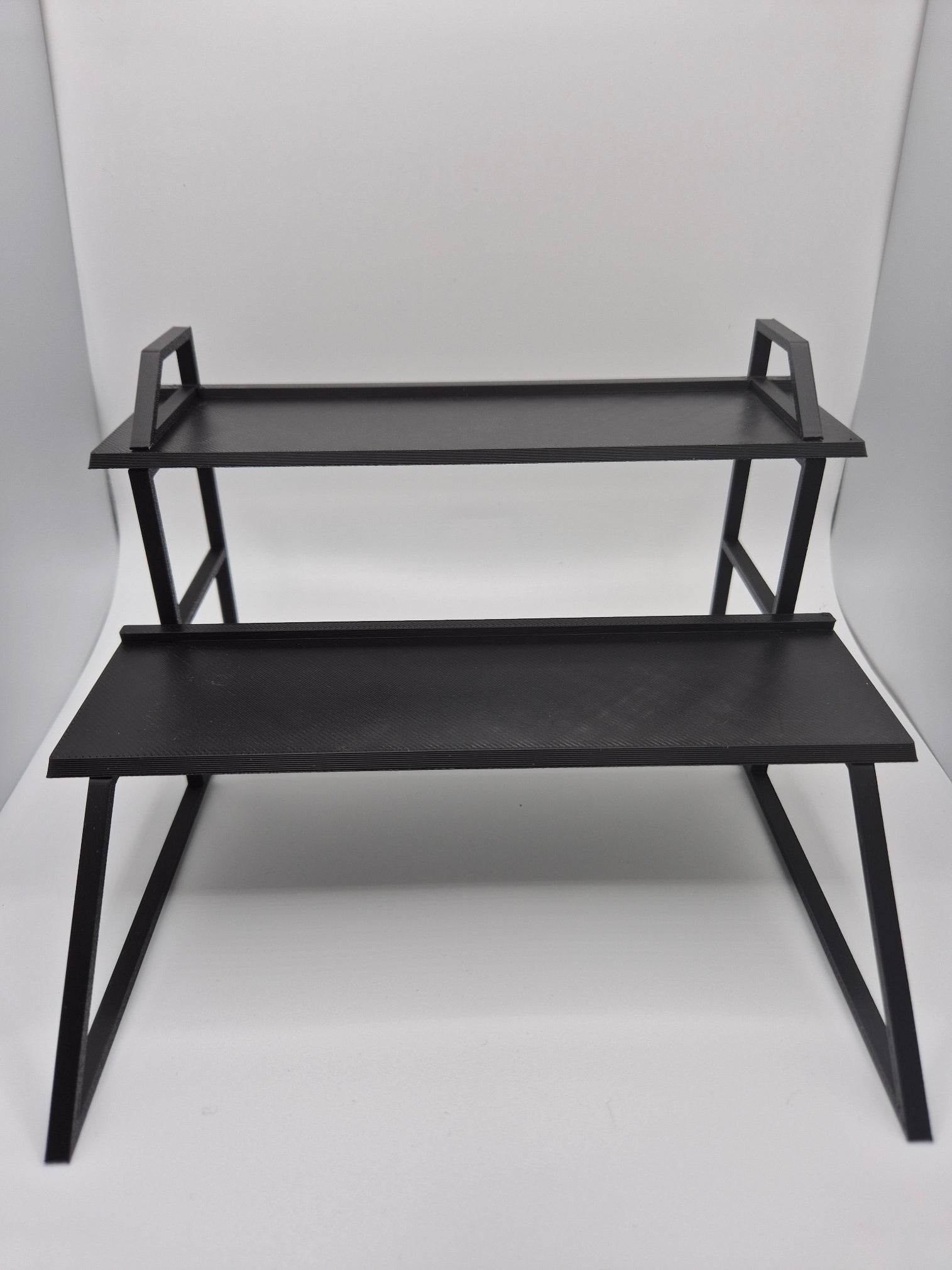 Étagère de Rangement Compacte 2 Niveaux