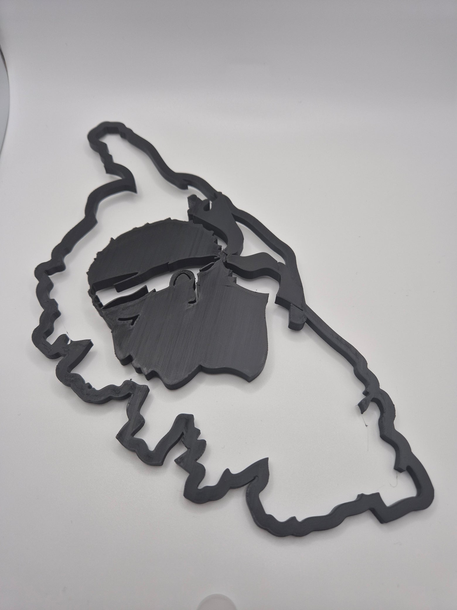 Corse avec tête de maure en relief