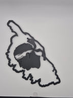 Corse avec tête de maure en relief