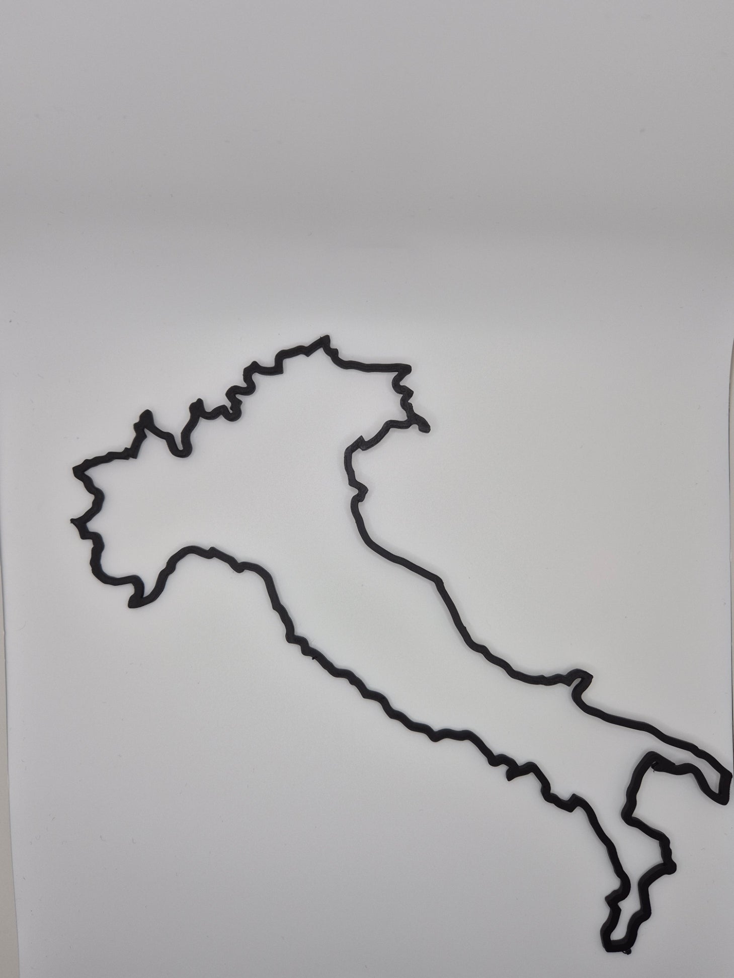 Italie en relief 3D
