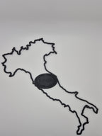 Italie en relief avec SPQR