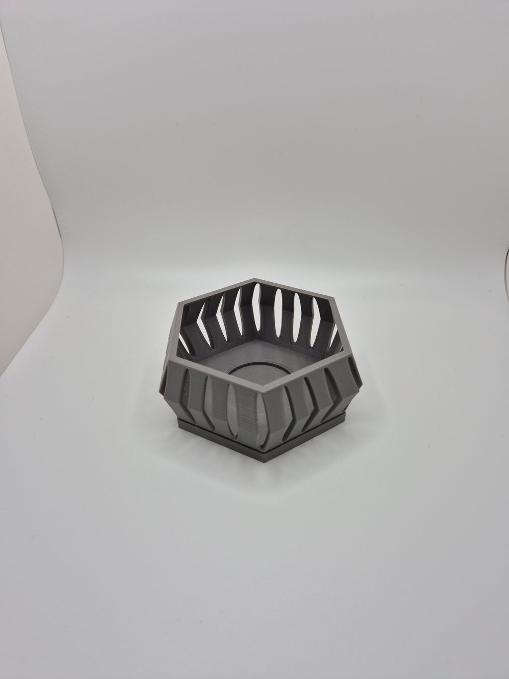 Bougeoir imprimé en 3D en PETG – design épuré, fabriqué en France par MV3D